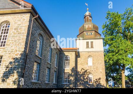 Herzberg am Harz, Kirche Nicolaikirche in Harz, Niedersachsen, Deutschland Stockfoto