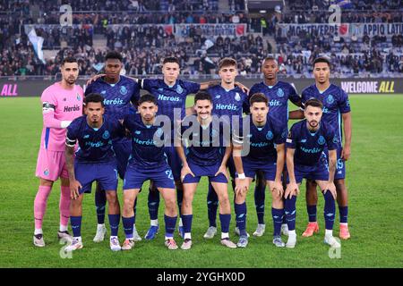 Roma, Latium, ITALIEN. November 2024. 07/11/2024 Rom, Stadio Olimpico, Fußballspiel für die Europa League 2024/24 zwischen SS Latium gegen SSC gegen FC Porto. Foto: porto Soccer (Credit Image: © Fabio Sasso/ZUMA Press Wire) NUR REDAKTIONELLE VERWENDUNG! Nicht für kommerzielle ZWECKE! Stockfoto