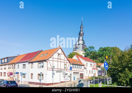 Bad Frankenhausen, Oberkirche, auch Kirche unter Lieben Frauen am Berge oder Bergkirche Moun Stockfoto