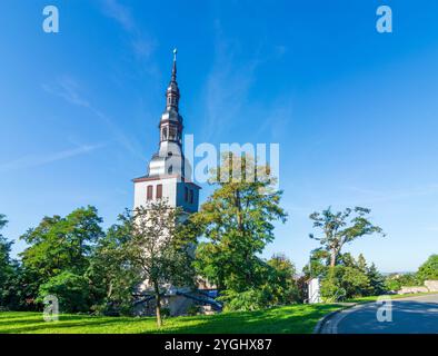 Bad Frankenhausen, Oberkirche, auch Kirche unter Lieben Frauen am Berge oder Bergkirche Moun Stockfoto