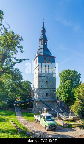 Bad Frankenhausen, Oberkirche, auch Kirche unter Lieben Frauen am Berge oder Bergkirche Moun Stockfoto