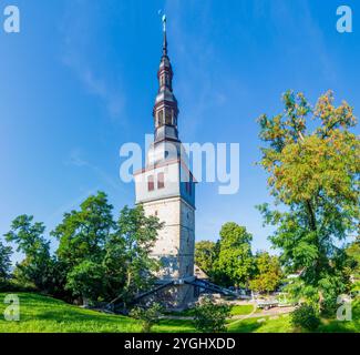 Bad Frankenhausen, Oberkirche, auch Kirche unter Lieben Frauen am Berge oder Bergkirche Moun Stockfoto