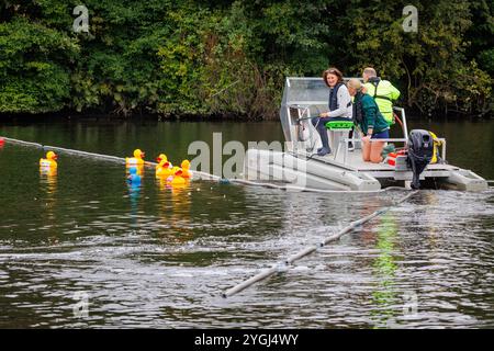Das Great Warrington and Latchford Duck Race Stockfoto