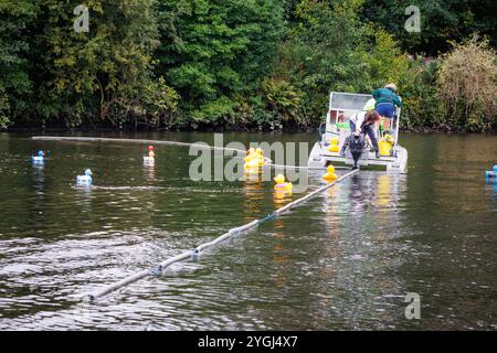 Das Great Warrington and Latchford Duck Race Stockfoto