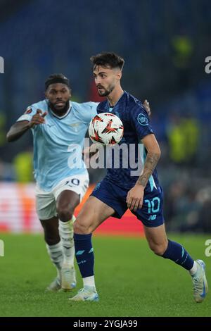 Roma, Italien. November 2024. Portos Fabio Vieira während der UEFA Europa League Einzelgruppe zwischen Lazio und Porto im Olympiastadion in Rom, Italien - Donnerstag, 7. November 2024 - Sport Soccer (Foto: Alfredo Falcone/LaPresse) Credit: LaPresse/Alamy Live News Stockfoto