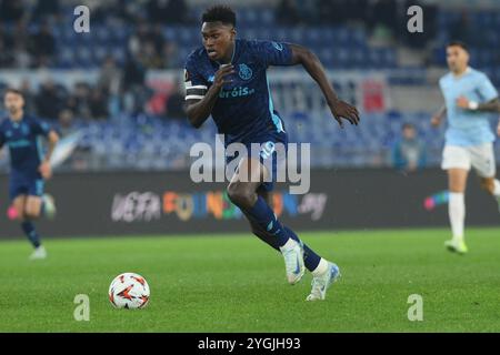 Samu Omorodion vom FC Porto in der UEFA Europa League zwischen SS Lazio und FC Porto im Olympiastadion Stockfoto