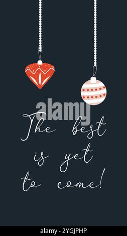 Vorlage für Weihnachtsgeschichten. Editierbares Vektordesign für soziale Medien. Stock Vektor