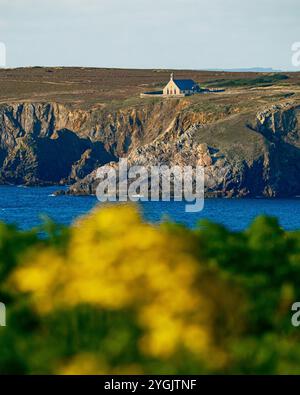 Chapelle Saint-they de la pointe du Van Stockfoto