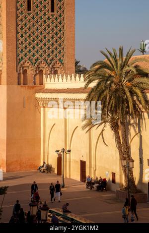 Marrakesch, Moschee al-Mansur, Kasbah-Moschee, Medina, Architektur, Islam, Stadt, Maghreb, Marokko, Stockfoto