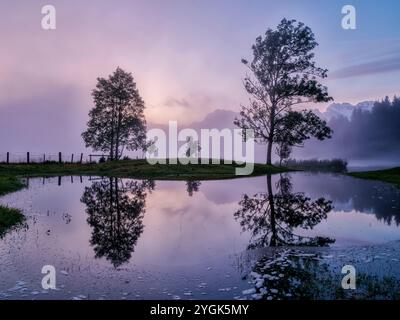 Spätsommer am Geroldsee Stockfoto