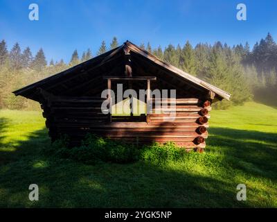 Spätsommer am Geroldsee Stockfoto