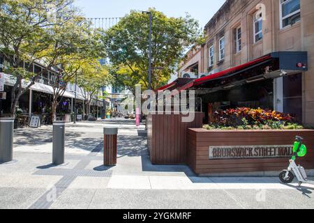 Brisbane, Queensland. Oktober 2024. Brunswick Street Mall, Fortitude Valley. Quelle: Richard Milnes/Alamy Stockfoto