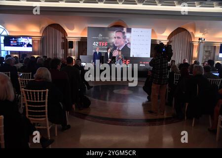 Rom: Villa Miani. Präsentation der Turiner Filmfestspiele. Auf dem Foto: Stockfoto