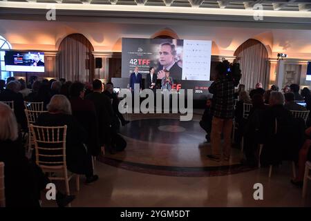 Rom: Villa Miani. Präsentation der Turiner Filmfestspiele. Auf dem Foto: Stockfoto