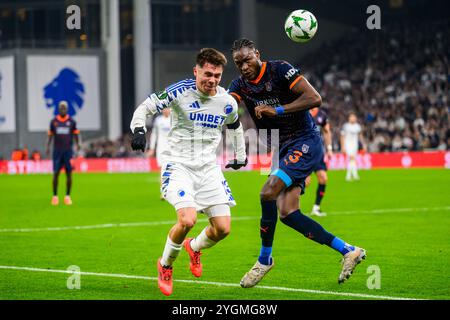 13 (FCK) - Rodrigo Huescas, 3 (IBA) - Jerome Opoku. Europa Conference League: FC København vs İstanbul Başakşehir F.K. - 07.11.2024. København, Da Stockfoto