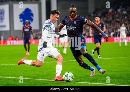 13 (FCK) - Rodrigo Huescas, 3 (IBA) - Jerome Opoku. Europa Conference League: FC København vs İstanbul Başakşehir F.K. - 07.11.2024. København, Da Stockfoto