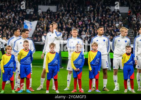 15 (FCK) - Marcos Lopez, 13 (FCK) - Rodrigo Huescas, 36 (FCK) - William Clem, 8 (FCK) - Magnus Mattsson, 5 (FCK) - Gabriel Pereira, 17 (FCK) - Victor Stockfoto