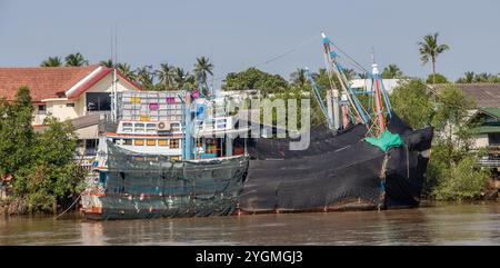 Bahnhof Maeklong Stockfoto