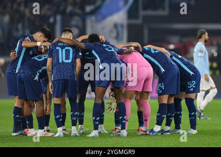 Rom, Latium. November 2024. Porto-Spieler in der Qualifikationsrunde der Europa League - Spiel im vierten Legs zwischen SS Lazio und FC Porto im Olympiastadion, Italien, 07. November 2024. Gutschrift: massimo insabato/Alamy Live News Stockfoto
