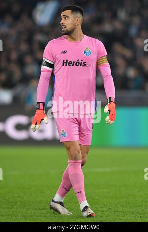 Rom, Latium. November 2024. Diego Costa vom FC Porto während der Qualifikationsrunde der Europa League - Spiel im vierten Legs zwischen SS Lazio und FC Porto im Olympiastadion, Italien, 07. November 2024. Gutschrift: massimo insabato/Alamy Live News Stockfoto