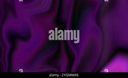 Rosafarbener und violetter Wellenverlauf. Beleuchtete Linien in Magenta-Tönen. Rauschstruktureffekt. Stockfoto