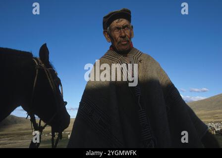 Gaucho in Patagonien, Argentinien Stockfoto