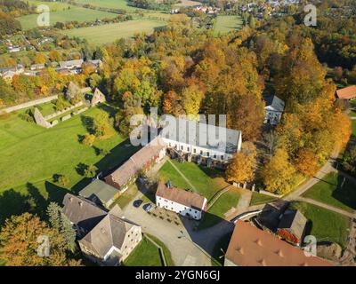 Klosterpark Altzella, Klosterpark Altzella, Nossen, Sachsen, Deutschland, Europa Stockfoto