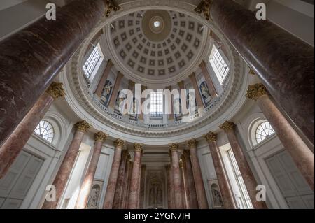 Kuppel der Elisabethkirche, Baubeginn 1785, Fertigstellung 1903, Nürnberg, Mittelfranken, Bayern, Deutschland, Europa Stockfoto