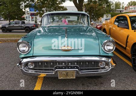 Automobil, Autoausstellung, Oldtimer nach Maß, Provinz Quebec, Kanada, Nordamerika Stockfoto