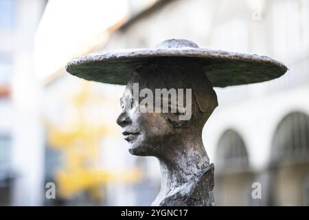 Büste von Anna Plochl, Steirische Ehrengalerie auf Schloss Graz, Graz, Steiermark, Österreich, Europa Stockfoto