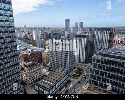 CIs Tower, Büro- und Wohngebäude, Manchester, England Stockfoto