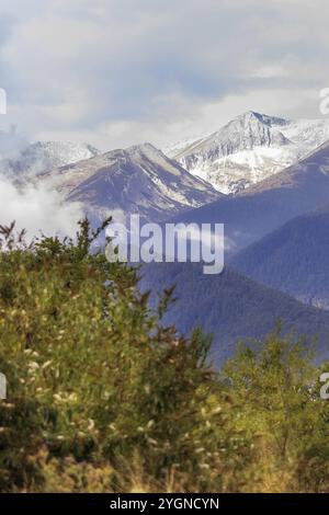 Pirin Berge, Bulgarien Sommerlandschaft, Blick von Bansko Stockfoto