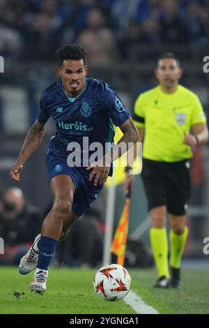 Roma, Italien. November 2024. Portos Galeno während der UEFA Europa League Einzelgruppe zwischen Lazio und Porto im Olympiastadion in Rom, Italien - Donnerstag, 7. November 2024 - Sport Soccer (Foto: Alfredo Falcone/LaPresse) Credit: LaPresse/Alamy Live News Stockfoto