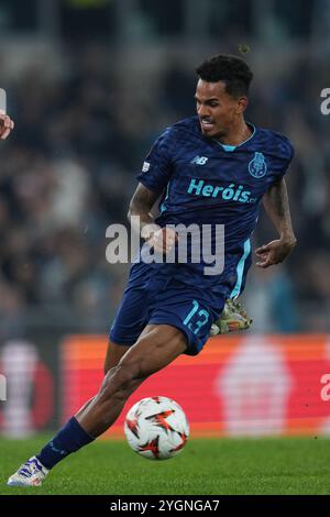 Roma, Italien. November 2024. Portos Galeno während der UEFA Europa League Einzelgruppe zwischen Lazio und Porto im Olympiastadion in Rom, Italien - Donnerstag, 7. November 2024 - Sport Soccer (Foto: Alfredo Falcone/LaPresse) Credit: LaPresse/Alamy Live News Stockfoto