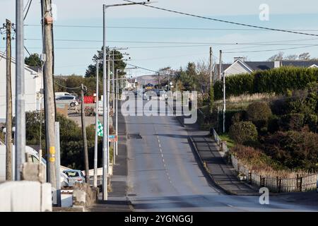 R257 Wild atlantic Way Road in Bunbeg, County donegal, republik irland Stockfoto