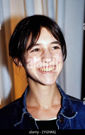 Charlotte Gainsbourg, französische Schauspielerin, Portrait, um 1988 Stockfoto
