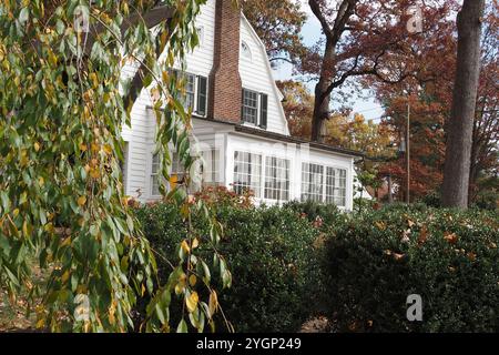 Herbstlandschaft im Südosten von Pennsylvania. Stockfoto