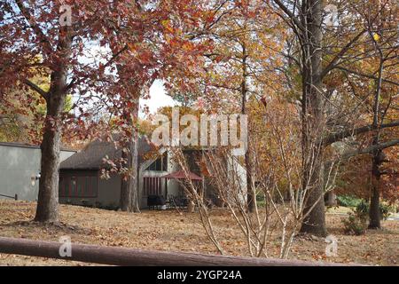 Herbstlandschaft im Südosten von Pennsylvania. Stockfoto