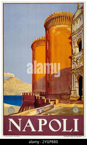 Neapel (Neapel), Italien, italienisches Vintage-Reiseposter, ca. 1920 Stockfoto