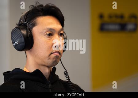 San Sebasti, Espagne. November 2024. NAKAJIMA Kazuki (jpn), Toyota Gazoo Racing, Porträt während der Vorsaisontests der ABB FIA Formel E Weltmeisterschaft 2024-25, auf dem Circuit del Jarama vom 5. Bis 8. November 2024 in San Sebastián de los Reyes, Spanien - Foto André Ferreira/DPPI Credit: DPPI Media/Alamy Live News Stockfoto