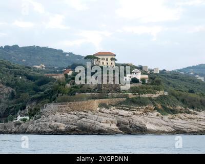 Villa Angelina, Massa Lubrense, Region Kampanien, Halbinsel Sorrent, Italien, Europa Stockfoto