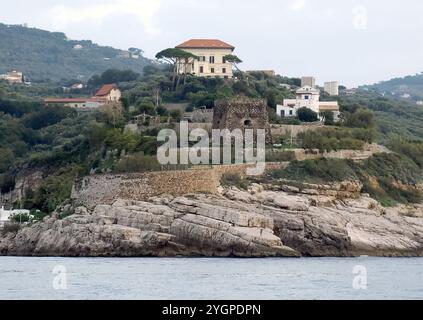 Villa Angelina, Massa Lubrense, Region Kampanien, Halbinsel Sorrent, Italien, Europa Stockfoto