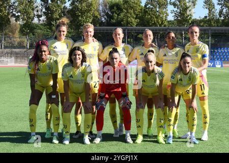 Cercola, Italien. November 2024. Die Bildung von Juventus während des Serie A Women Ebay Spiels zwischen Napoli Femminile und Juventus FC im Giuseppe Piccoli Stadium am 03. november 2024 in Cercola, italien Endpunktzahl 0-3 (Foto: Agostino Gemito/Pacific Press/SIPA USA) Credit: SIPA USA/Alamy Live News Stockfoto