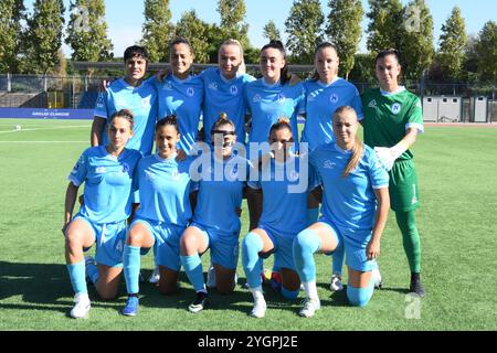 Cercola, Italien. November 2024. Die Gründung von Napoli Femminile während des Serie A Women Ebay Spiels zwischen Napoli Femminile und Juventus FC im Giuseppe Piccoli Stadium am 03. november 2024 in Cercola, italien Endpunktzahl 0-3 (Foto: Agostino Gemito/Pacific Press/SIPA USA) Credit: SIPA USA/Alamy Live News Stockfoto