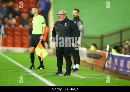 Oakwell Stadium, Barnsley, England - 8. November 2024 - während des Spiels Barnsley gegen Rotherham United, Sky Bet League One, 2024/25, Oakwell Stadium, Barnsley, England - 8. November 2024 Credit: Arthur Haigh/WhiteRosePhotos/Alamy Live News Stockfoto