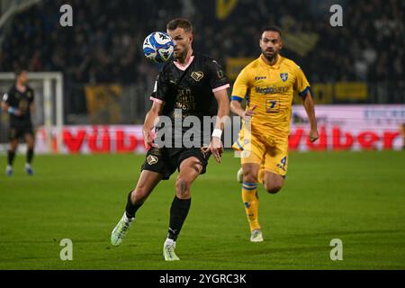 Jeremy Le Douaron (Palermo F.C.) beim Spiel der italienischen Serie BKT zwischen Frosinone Calcio und Palermo F.C. am 8. November 2024 im Benito Stirpe Stadion in Frosinone, Italien Stockfoto