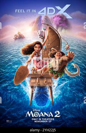 MOANA 2 (2024), Regie führte DAVID G. DERRICK JR. Quelle: WALT DISNEY ANIMATION STUDIOS / Album Stockfoto