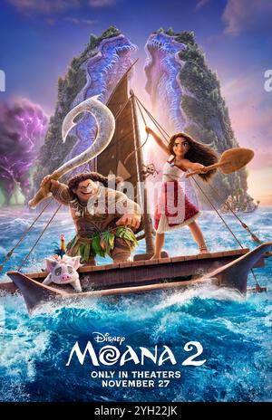 MOANA 2 (2024), Regie führte DAVID G. DERRICK JR. Quelle: WALT DISNEY ANIMATION STUDIOS / Album Stockfoto