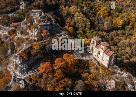 Mittelalterliche Festung Asen bei Asenovgrad, Plovdiv, Bulgarien Stockfoto