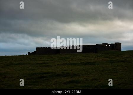 Ruine eines Herrenhauses aus dem 18. Jahrhundert, Sitz des Earl Bishop Stockfoto